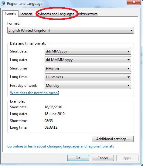 2 Display language bar at logon screen in windows 7