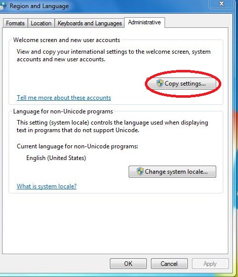7 Display language bar at logon screen in windows 7