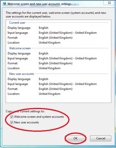 8 Display language bar at logon screen in windows 7