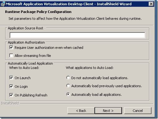 clip image00216 thumb Installation of Microsoft Application Virtualization(4.6) Desktop Client