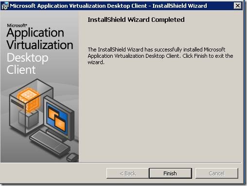 clip image00224 thumb Installation of Microsoft Application Virtualization(4.6) Desktop Client