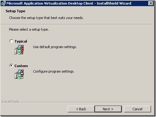 clip image0028 thumb1 Installation of Microsoft Application Virtualization(4.6) Desktop Client