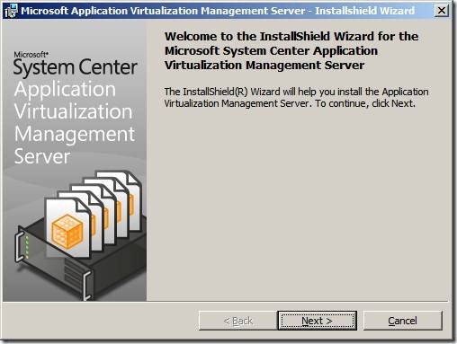 clip image002 thumb1 Installation of App V 4.6 Management Server in Windows Server 2008