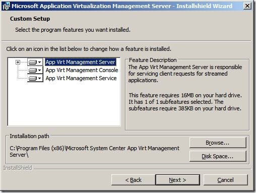 clip image010 thumb Installation of App V 4.6 Management Server in Windows Server 2008