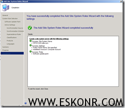 image thumb17 Installation of Software Update Role in SCCM 2012