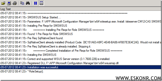 image thumb18 Installation of Software Update Role in SCCM 2012