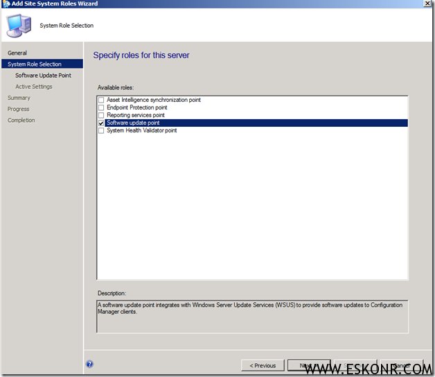 image thumb7 Installation of Software Update Role in SCCM 2012