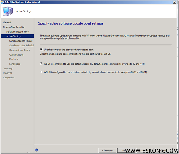 image thumb9 Installation of Software Update Role in SCCM 2012
