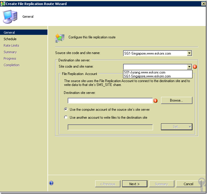 image thumb3 #SCCM / #Configmgr 2012 configure Address Replication and Control the network Load