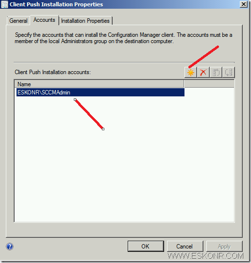 Client Push Installation Properties