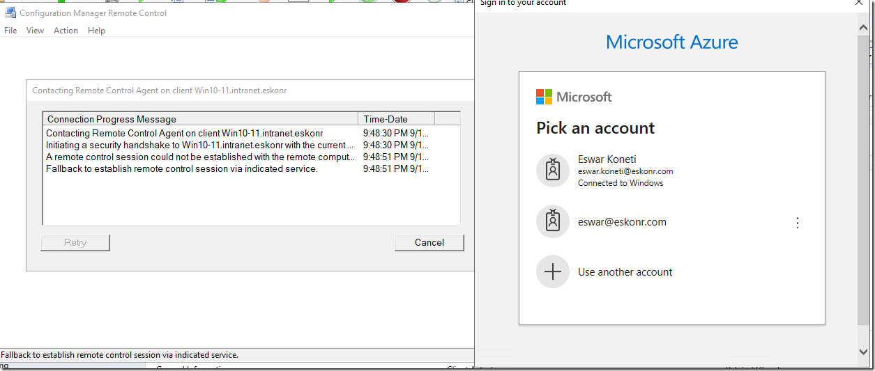 Configuration Manager Remote control for CMG Connected devices All about Microsoft Endpoint