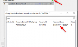 for mac address exceptions in sccm 2012 can you use wildcards