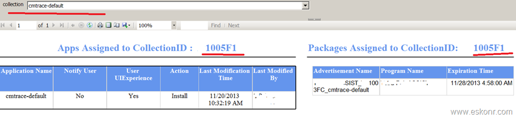 image thumb5 SCCM Configmgr 2012 Report Applications packages assigned to specific collection